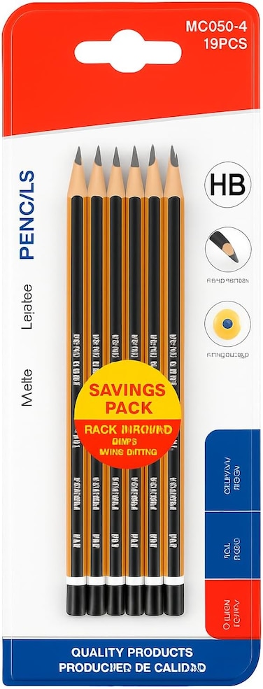 Fitto HB Pencil 17.5 cm - Ideal for Writing, Drawing, and Sketching