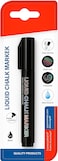 Fitto Liquid Chalk Marker 14.5cm 2.5mm Black for Chalkboards, Glass, Windows, Non-Porous Surfaces
