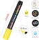 Fitto Liquid Chalk Marker Yellow 14.5 cm 2-5 mm for Chalkboards, Glass, Windows, Non-Porous Surfaces