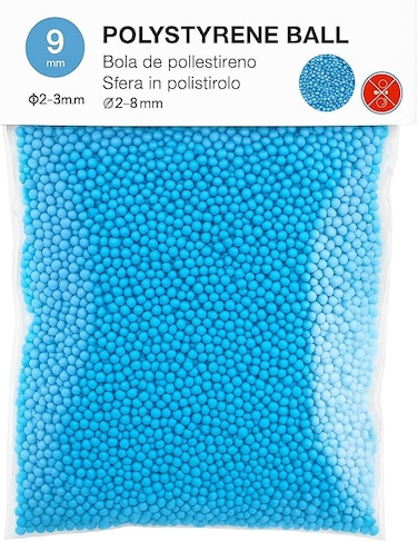 Fitto Polystyrene Ball Blue for Crafts, DIY Projects, and Decorations - Lightweight and Versatile