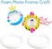 Fitto Polystyrene Ring 350mm, Craft Foam Circle for DIY Projects, Floral Arrangements, and Decorations