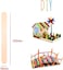 Fitto Wooden Sticks 150mm x 18cm, 50 Pieces, Natural Wood Color for Crafts and DIY Projects