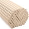 Fitto Wooden Sticks 80mm x 3.5mm, 100 Pieces, Natural Wood Color for Crafting and DIY Projects