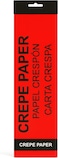 Fitto Crepe Paper 200cm x 60cm Red for Crafts, Decorations, Art Projects