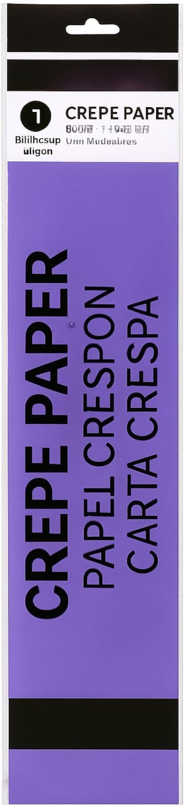 Fitto Crepe Paper Roll 200cm x 50cm Purple for Crafts, Decorations, Party Supplies