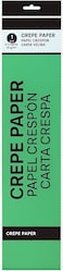 Fitto Crepe Paper Roll 200cm x 60cm Pistachio for Crafts and Decorations
