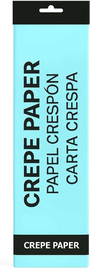 Fitto Crepe Paper 200cm x 50cm Sky Blue for Crafts, Decorations, Art Projects
