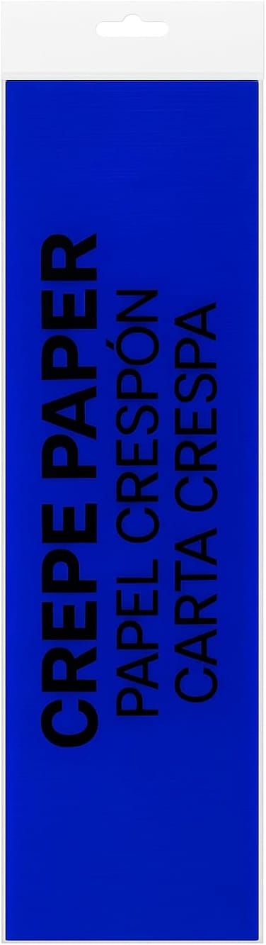 Fitto Crepe Paper Roll 200cm x 50cm Royal Blue for Crafts and Decorations