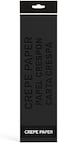 Fitto Crepe Paper 200cm x 50cm Black for Crafts, Decorations, and DIY Projects