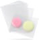 Fitto Transparent Bags 12 Pack 30cm x 20cm, Clear Plastic Storage Bags for Home and Office Use