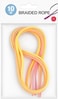 Fitto Braided Rope 10 Pack 1M Mixed Colors for Crafting, DIY Projects, and Home Use