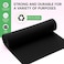 Fitto EVA Sponge 60cm x 40cm Black, Multipurpose Foam Sheet for Crafts, DIY Projects, and Cushioning