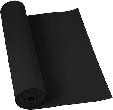 Fitto EVA Sponge 60cm x 40cm Black, Multipurpose Foam Sheet for Crafts, DIY Projects, and Cushioning