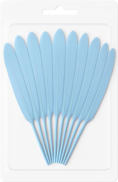 Fitto Feathers 10 PC Mix Color for Crafts, DIY Projects, Decorations, and Costumes