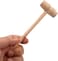 Fitto Mini Wooden Hammer for Kids, 1 Piece, Colorful Toy Tool for Pretend Play and Crafting