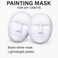 Fitto Painting Mask 24cm x 19cm White for Art Projects and DIY Crafts
