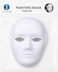 Fitto Painting Mask 21.5cm x 17.5cm White for Art Projects, Crafting, and DIY