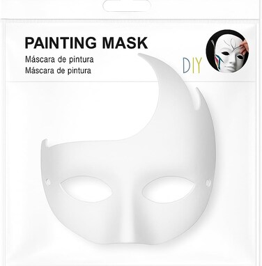 Fitto Painting Mask 20.5cm x 16.5cm White for Art Projects and Crafts