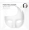 Fitto Painting Mask 20.5cm x 16.5cm White for Art Projects and Crafts
