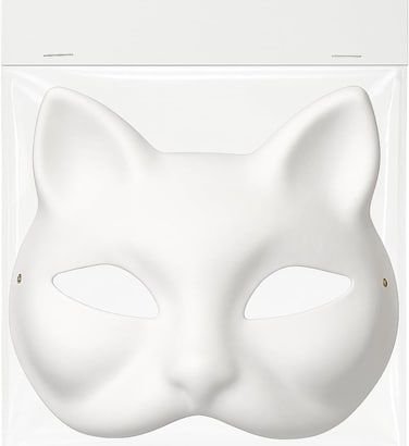 Fitto Painting Mask 17cm x 18cm White, Reusable Protective Mask for Painting and DIY Projects