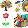 Fitto EVA Sponge Sticker 10 Pack A4 Size 21cm x 29.7cm Pistachio Color for Crafts and DIY Projects