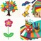 Fitto EVA Foam Sticker Sheets 10 Pack A4 Size 21cm x 29.7cm Purple for Crafts and DIY Projects