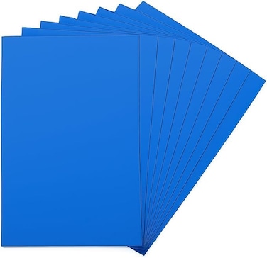 Fitto EVA Sponge Sticker 10 Pack A4 Blue 21cm x 29.7cm for Crafts and DIY Projects