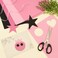 Fitto EVA Sponge Sticker 10 Pack A4 Light Pink 21cm x 29.7cm for Crafts and DIY Projects