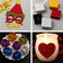 Fitto GLIT EVA Sponge Sticker 10 PC A4 Ash Color 21cm x 29.7cm for Crafts and DIY Projects