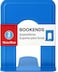 Fitto Bookends 2 Piece Set 19x12.6cm Blue for Home and Office Organization