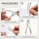 Fitto Stapler Remover 1 PC, Office Staple Puller Tool, Ergonomic Design, Easy Staple Removal