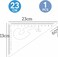 Fitto Plastic Ruler 23cm x 13cm, Durable Measuring Tool for School, Office, and Home Use