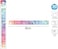 Fitto Soft Ruler 30 cm Multi Color Flexible Measuring Tool for School and Office Supplies