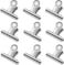 Fitto Binder Clips 9 Pack, 22mm, Office Paper Clamps, Black Metal Clips for Documents, School, Home, and Office Use