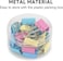 Fitto Binder Clips 40 Pack 19mm, Assorted Colors, Office Supplies, Paper Clamps, Document Holders