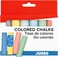 Fitto Assorted Chalk Sticks 6 Pack, 2.5cm x 10cm, Multicolor Chalk for Blackboard, Art, Craft, School Supplies