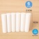 Fitto White Chalk Sticks 6 Pack, 2.5cm x 10cm, Non-Toxic, Dustless for Classroom, Office, Art, Blackboard Use