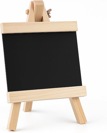 Fitto Small Black Board 12cm x 23cm for Home, Office, School, Kids, and Crafts