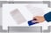 Fitto Magnetic Whiteboard 60cm x 90cm, Dry Erase Board for Office, Home, School, Wall Mount