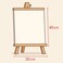Fitto White Board Stand 12cm x 23cm, Portable Dry Erase Board for Home, Office, Classroom