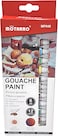 Fitto Gouache Paint Set, 12 Vibrant Colors, 6ml Tubes, Ideal for Artists, Students, and Hobbyists