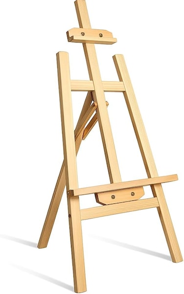 Fitto Wooden Stand Easel 70 cm for Painting, Display, Art Projects, Adjustable Artist Easel