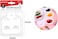 Fitto Painting Plate 85mm x 85mm White, 1 PC, Durable Square Paint Palette for Artists