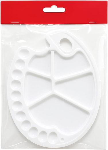 Fitto Painting Plate 1 PC 330MM X 245MM White, Artist Palette, Mixing Tray for Paints
