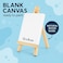 Fitto Mini Canvas with Stand 12cm x 8cm for Painting, Art Display, Tabletop Decoration