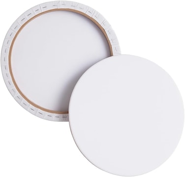 Fitto Canvas Round 40cm x 40cm for Painting, Art Projects, Home Decor