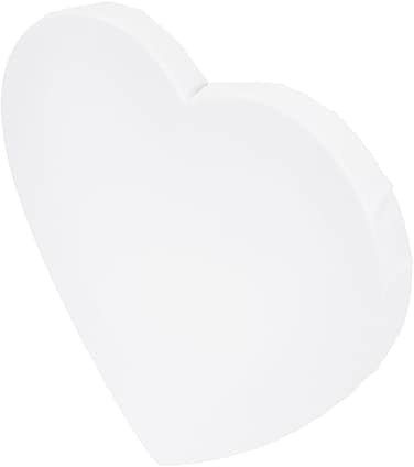 Fitto Canvas Heart Wall Art 20cm x 20cm, Romantic Home Decor, Heart Canvas Print, Wall Hanging Decoration