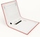 Fitto Level File with 2 Holes, 34cm x 25cm, Red for Office and School Use