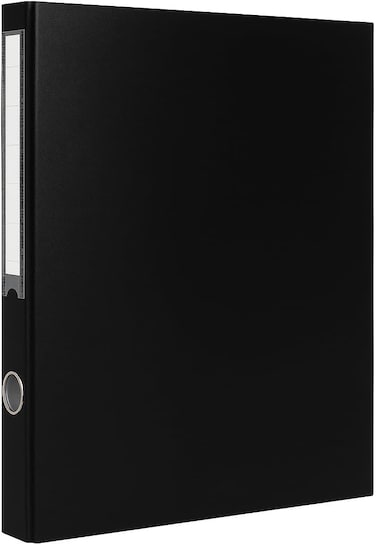 Fitto Level File 1 PC with 4 Holes, 34cm x 25cm, Black for Home and Office Use