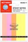 Fitto Sticky Notes 100 Sheets 76mm x 76mm Multi Color for Office, School, Home Use